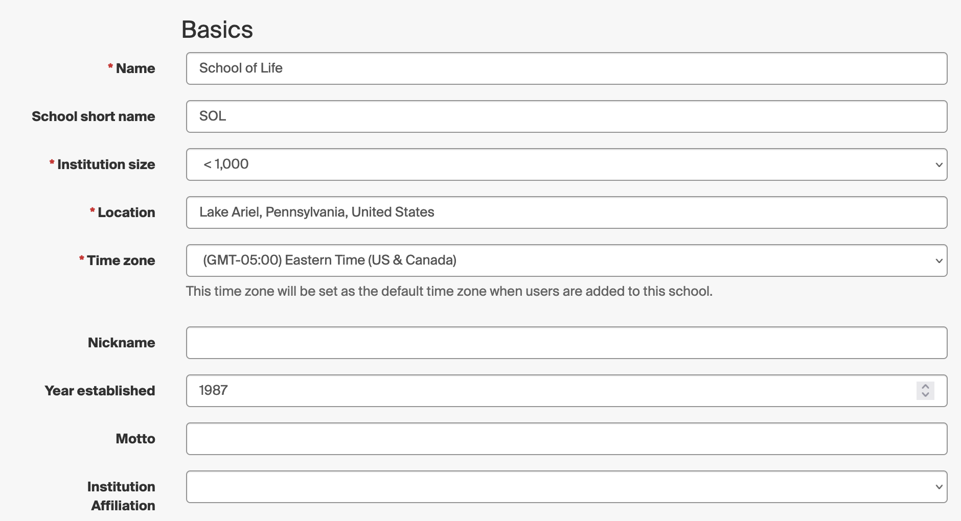 School Settings: Labels – Handshake Help Center