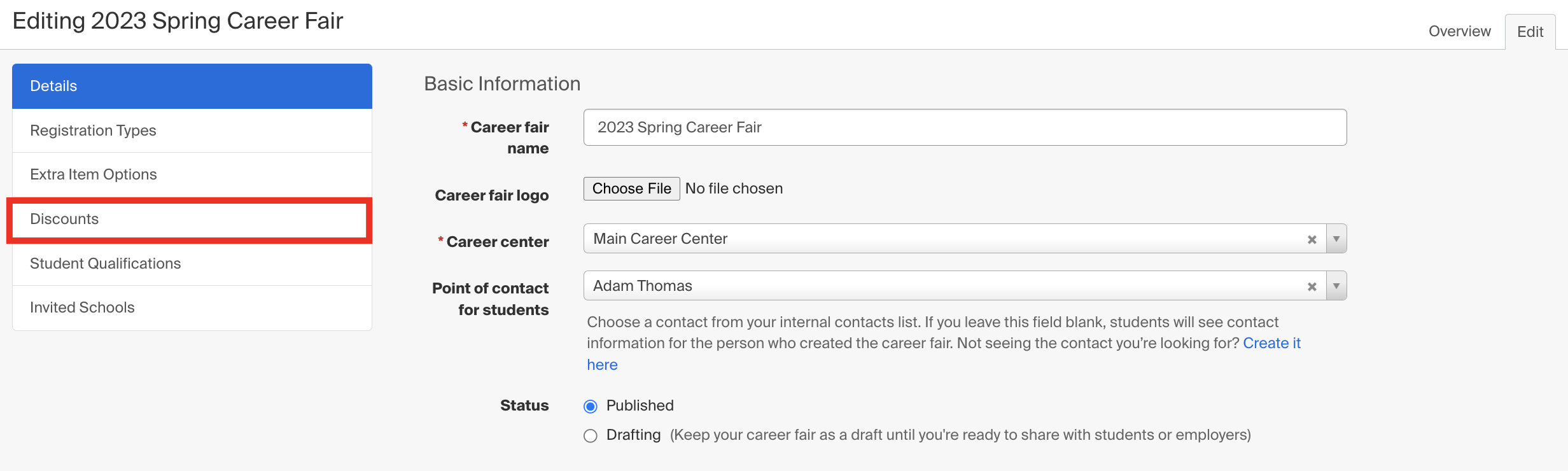 Discounts_button_on_Career_Fair_Edit_page.png