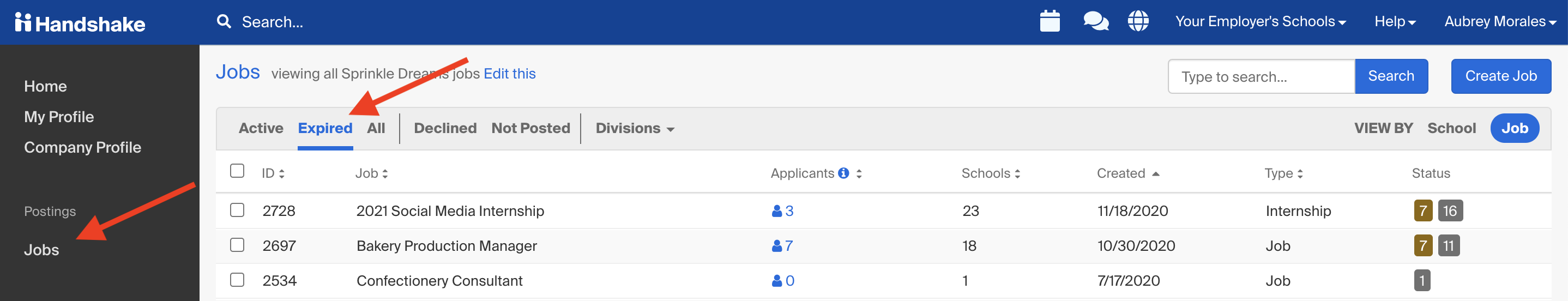 How To Renew An Expired Job Posting Handshake Help Center