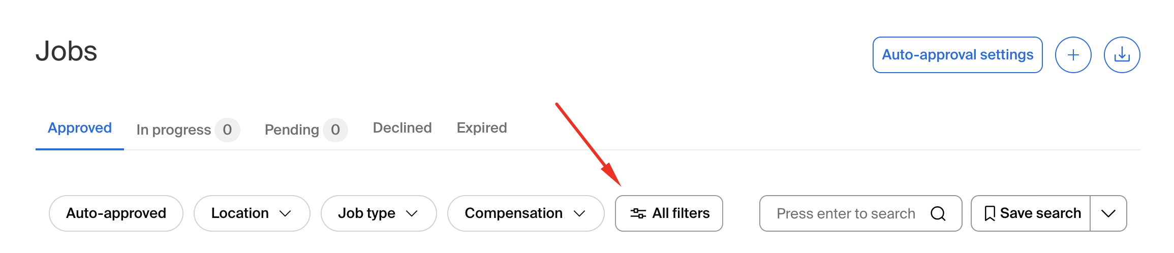 All filters button on job listings page.png