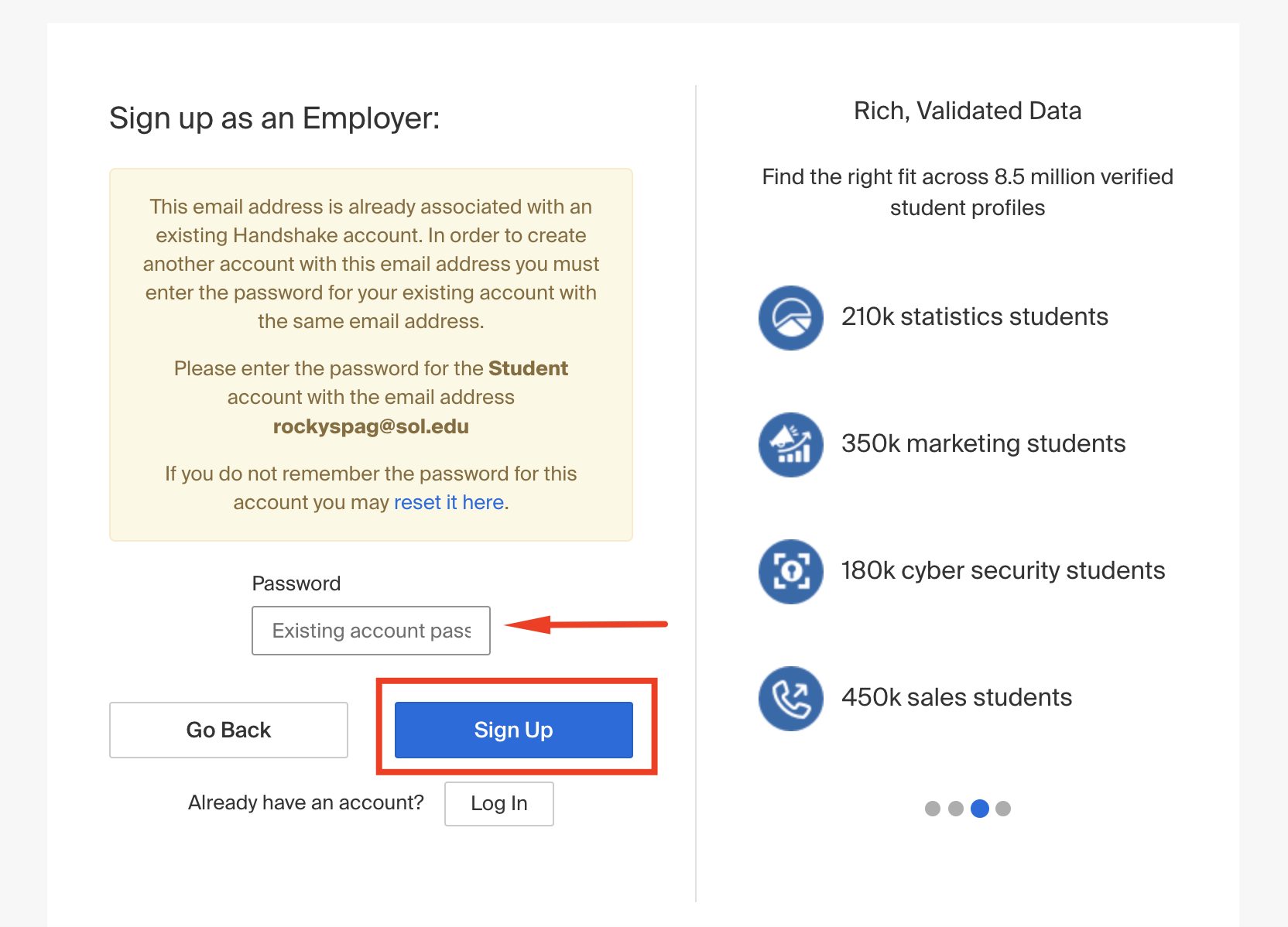 Student Work Authorization Information – Handshake Help Center