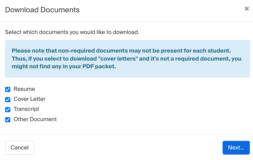 Download documents pop-up .png