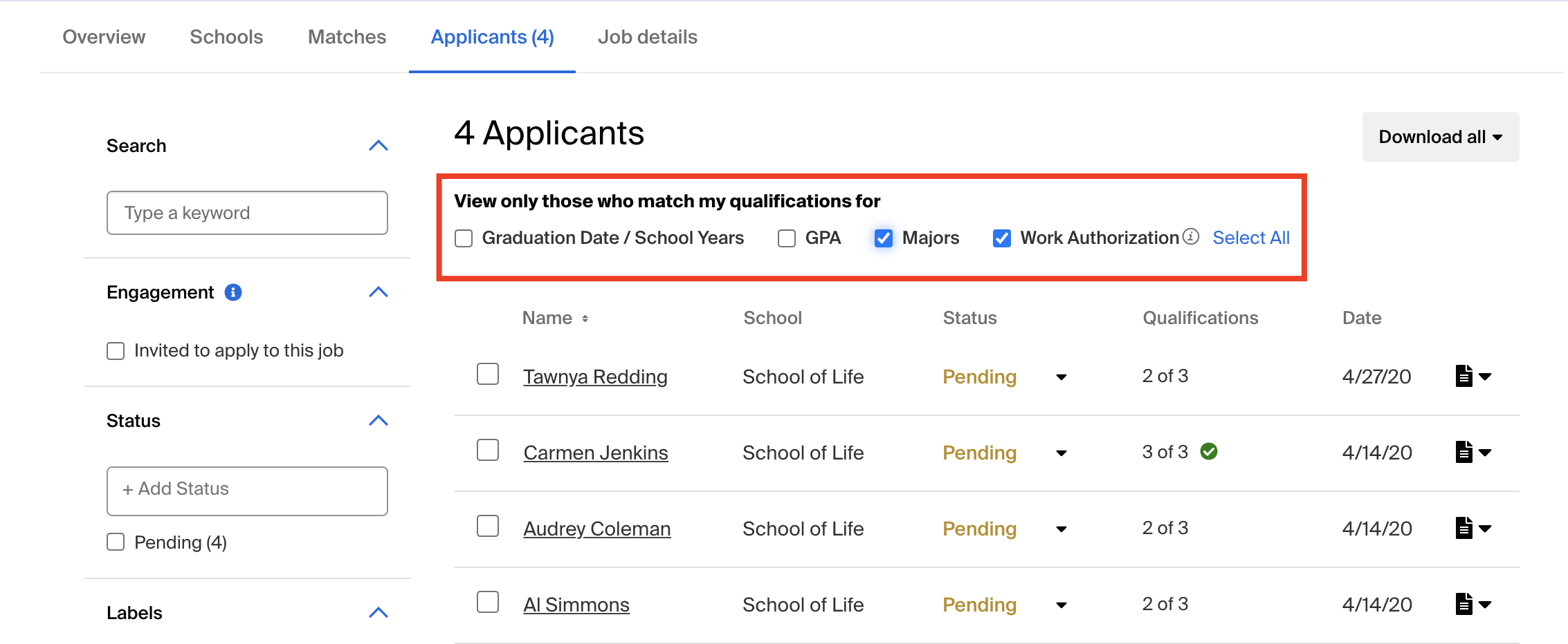 Student Work Authorization Information – Handshake Help Center