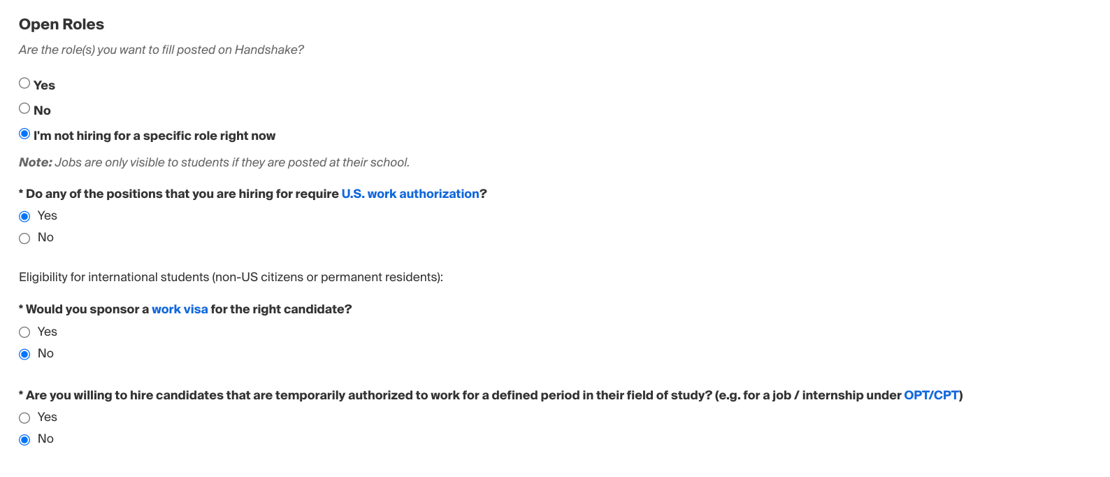 Career fair registration form- work authorization questions.png