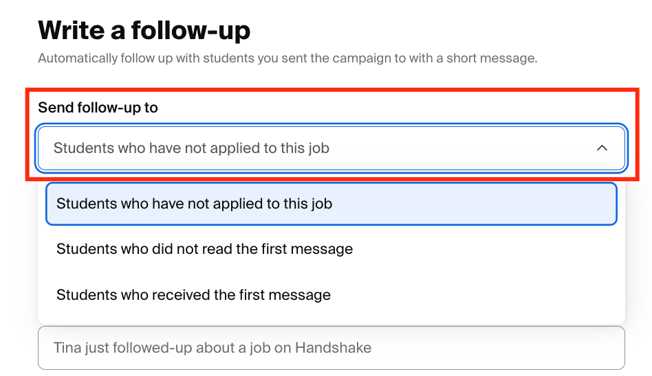 Send follow-up to dropdown on job campaign form .png
