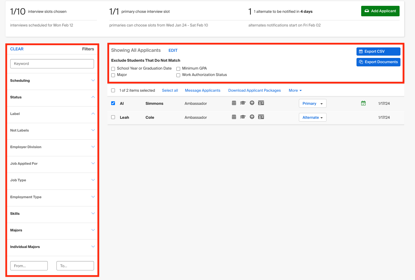 Select candidates you want to download their information for.png