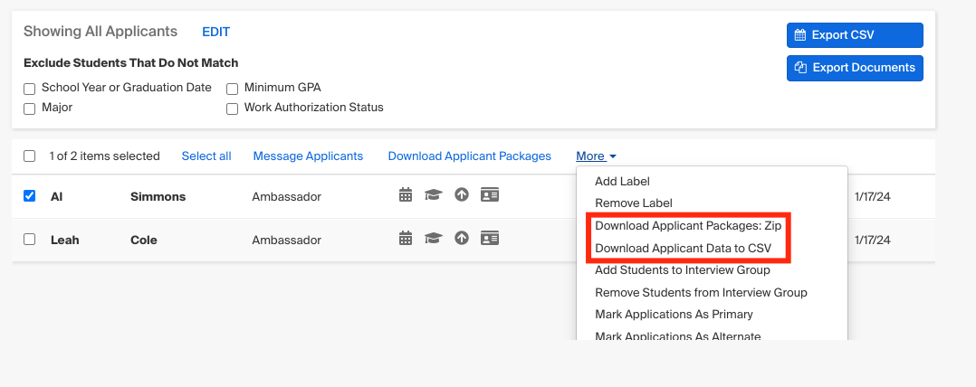 Click More then select either Zip orr CSV.png