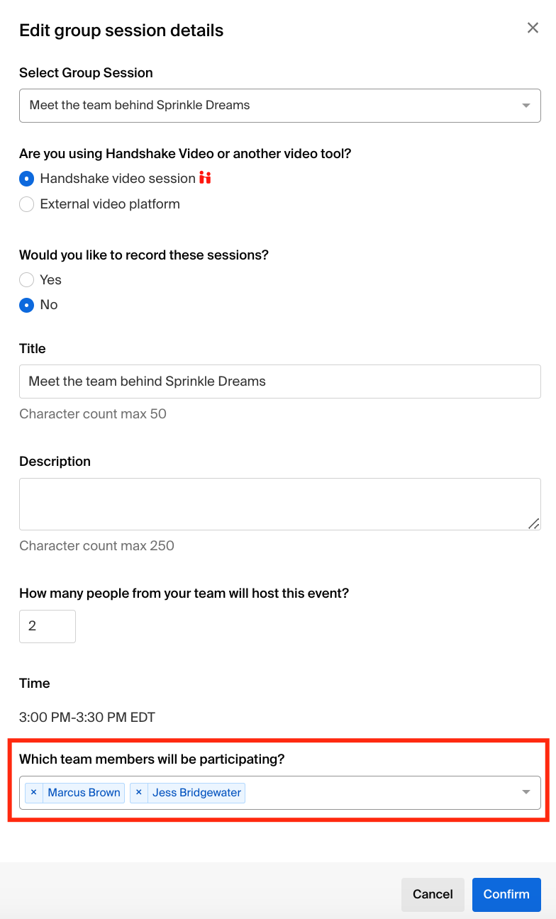 Which team member will be participating field.png