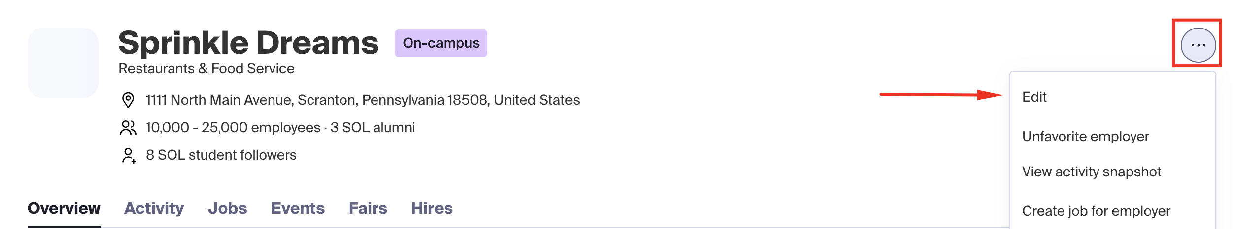 Edit button on employer page.png