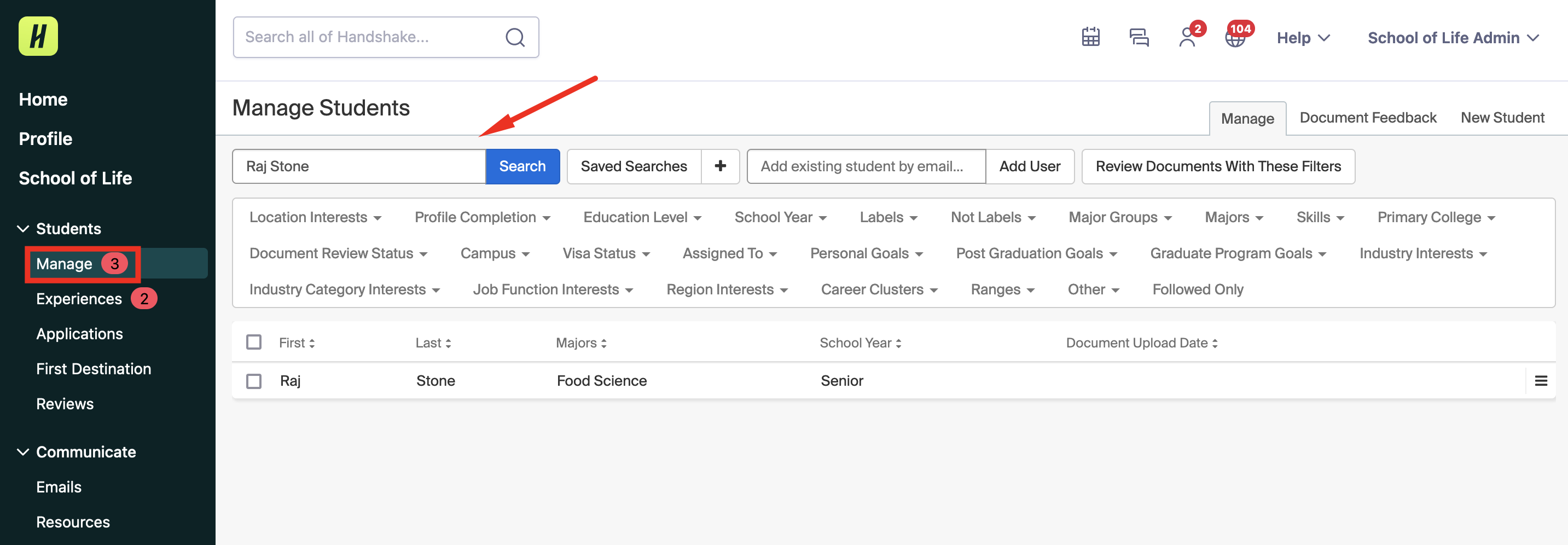 Searching_for_a_Student_in_Handshake.png