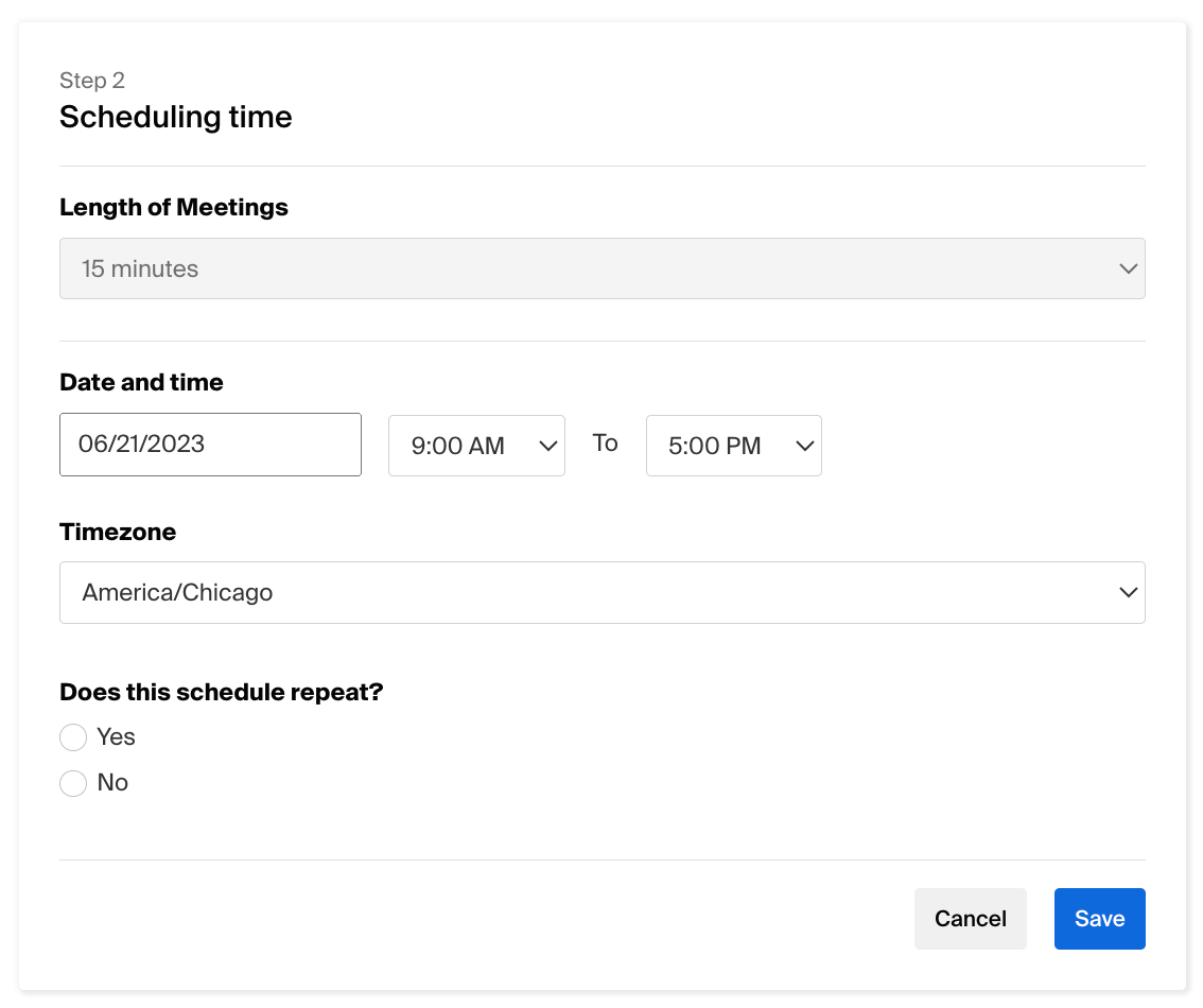 Scheduling