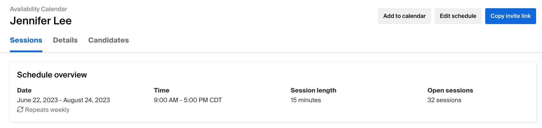 Availability