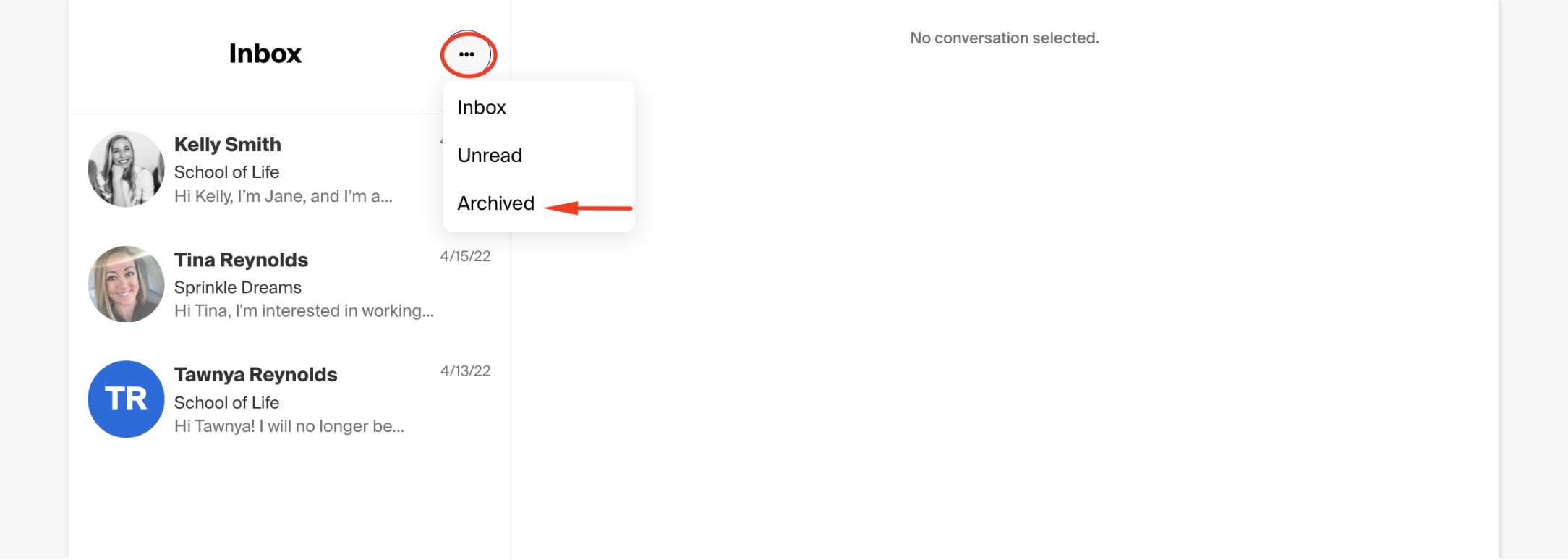 ARCHIVE YOUR MESSAGES visual data 6