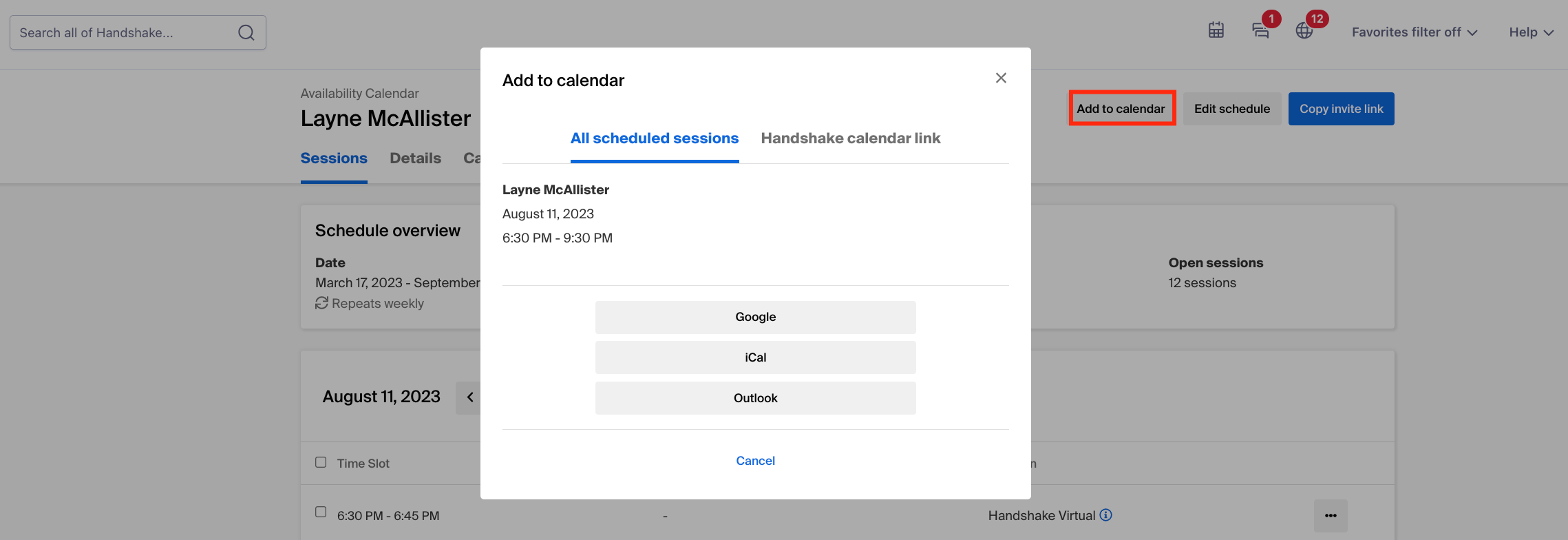 Add all sessions from availability calendar.png