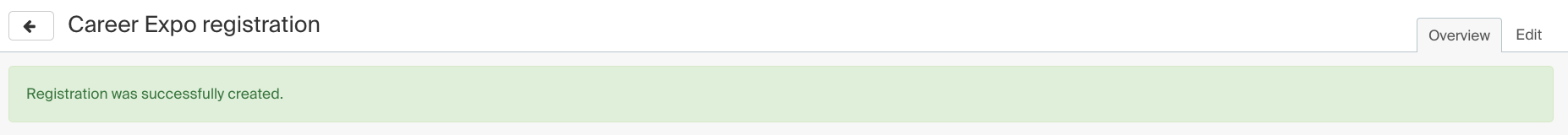Registration was successfully created .png
