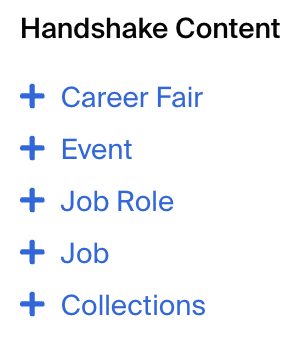EDU: Collections Overview – Handshake Help Center