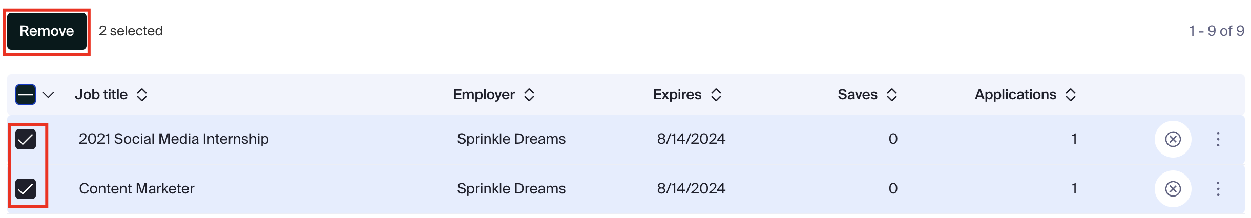Bulk remove job postings from collection.png