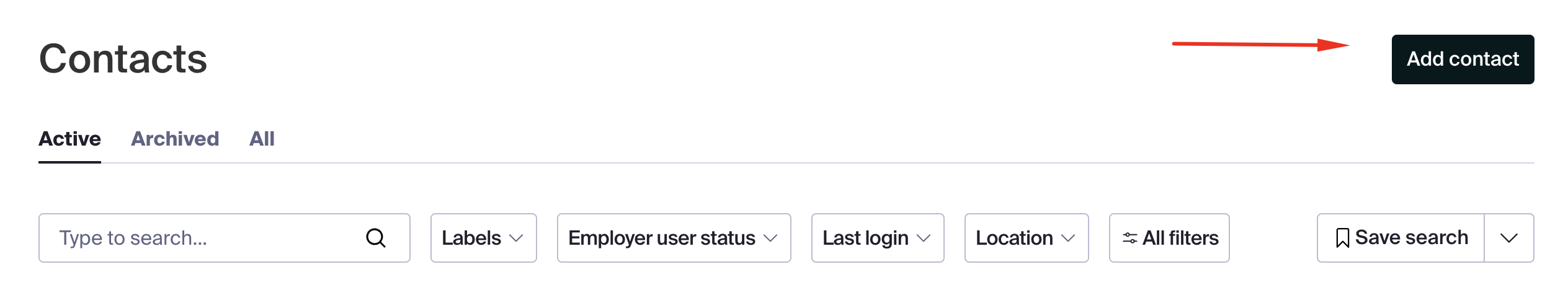 Add contact button on Contacts page.png