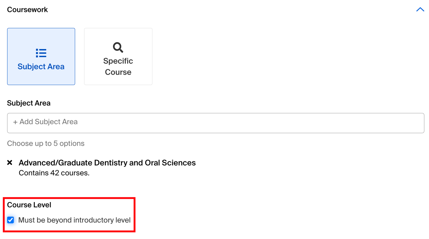 Must_be_beyond_introductory_level_filter.png