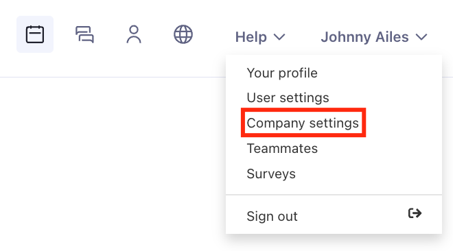 Company settings from dropdown.png