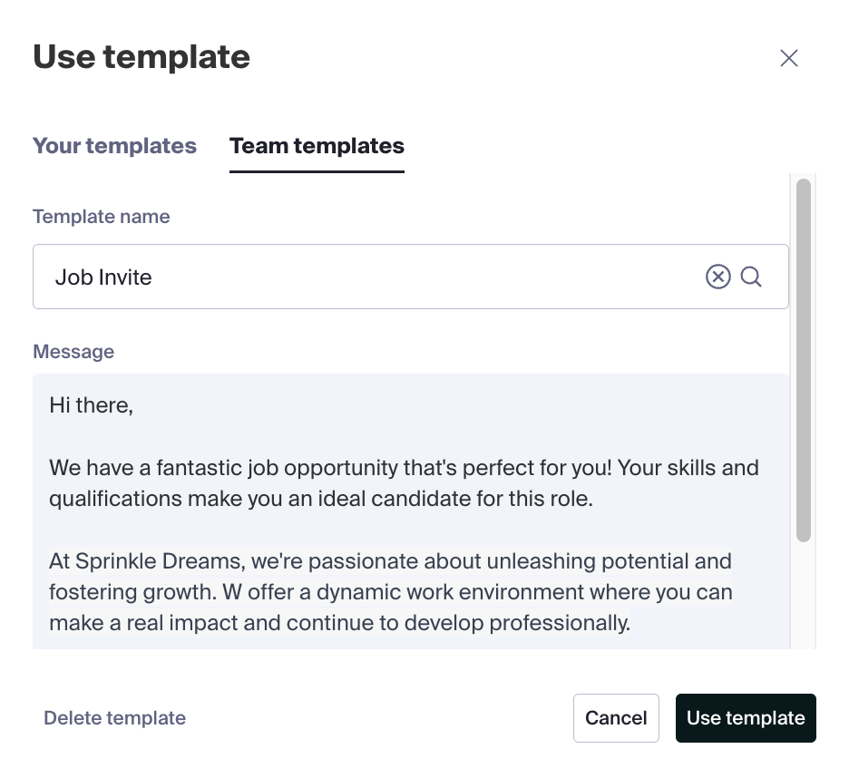 Use template in job campaign.png