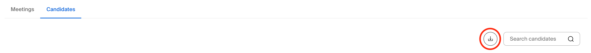 Download icon next to the keyword search .png