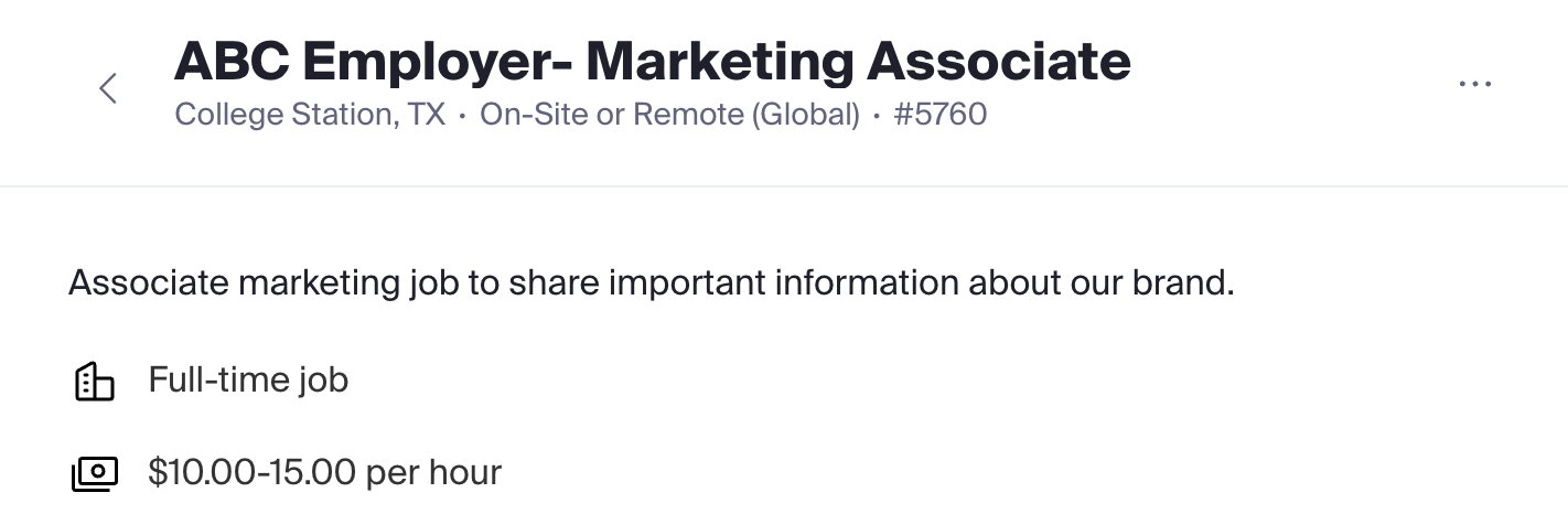Example of a job posting made with your own employer account.png