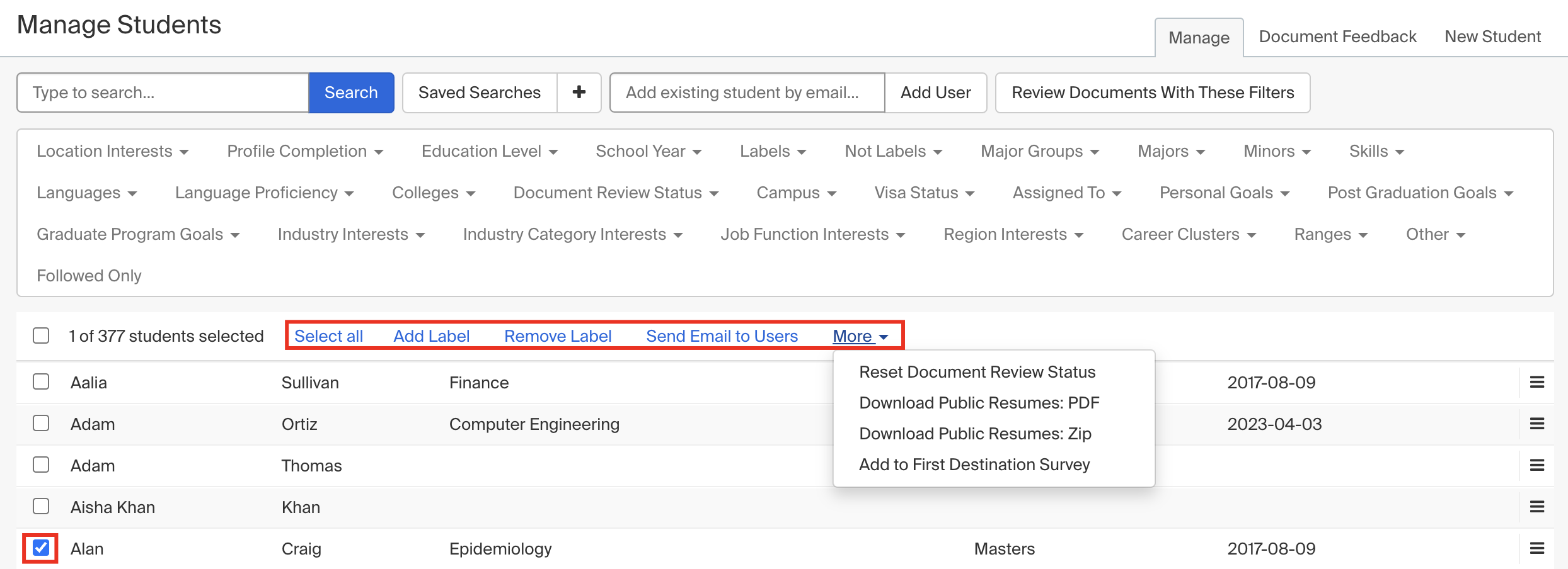 Manage Students bulk action options.png