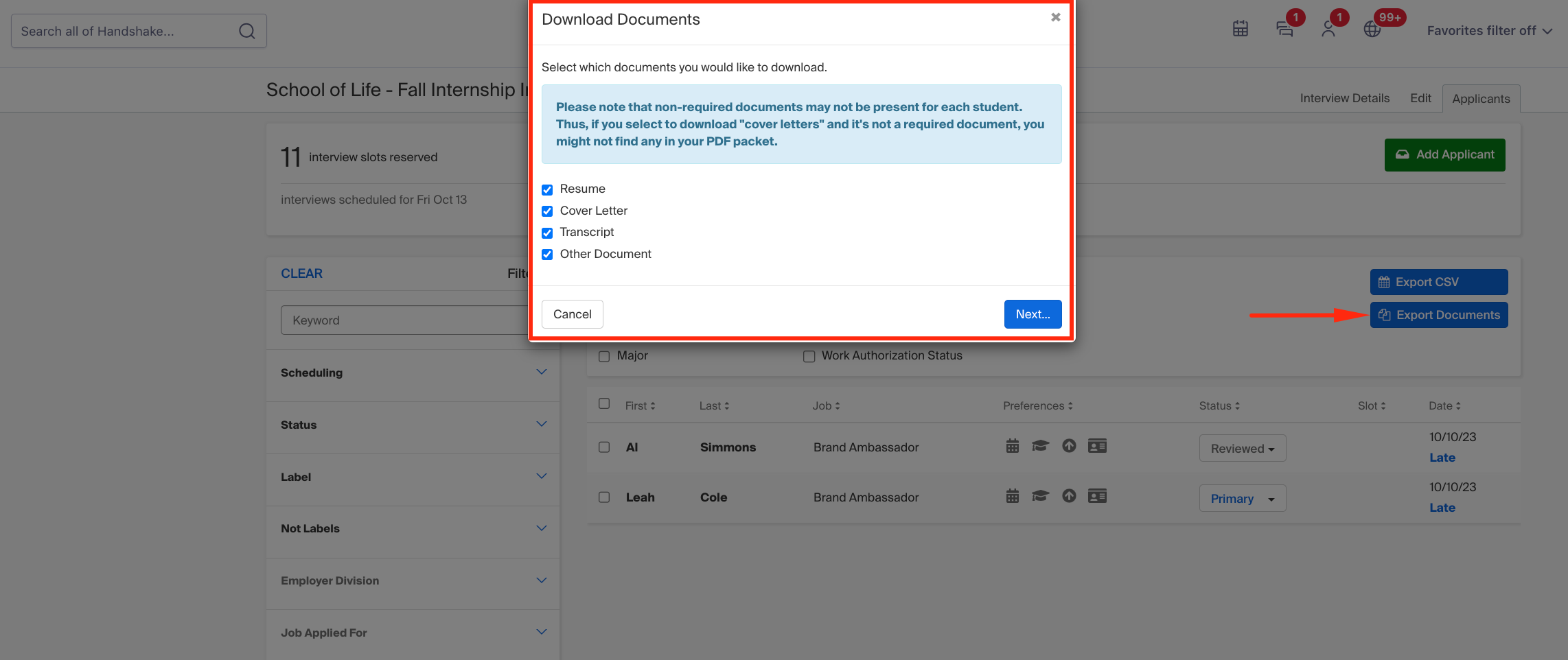 Export documents button .png