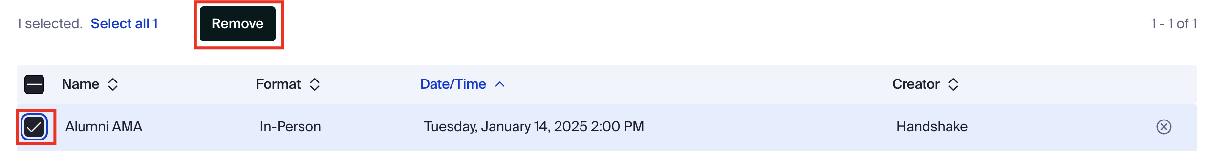 Bulk selecting events to remove from a collection.png