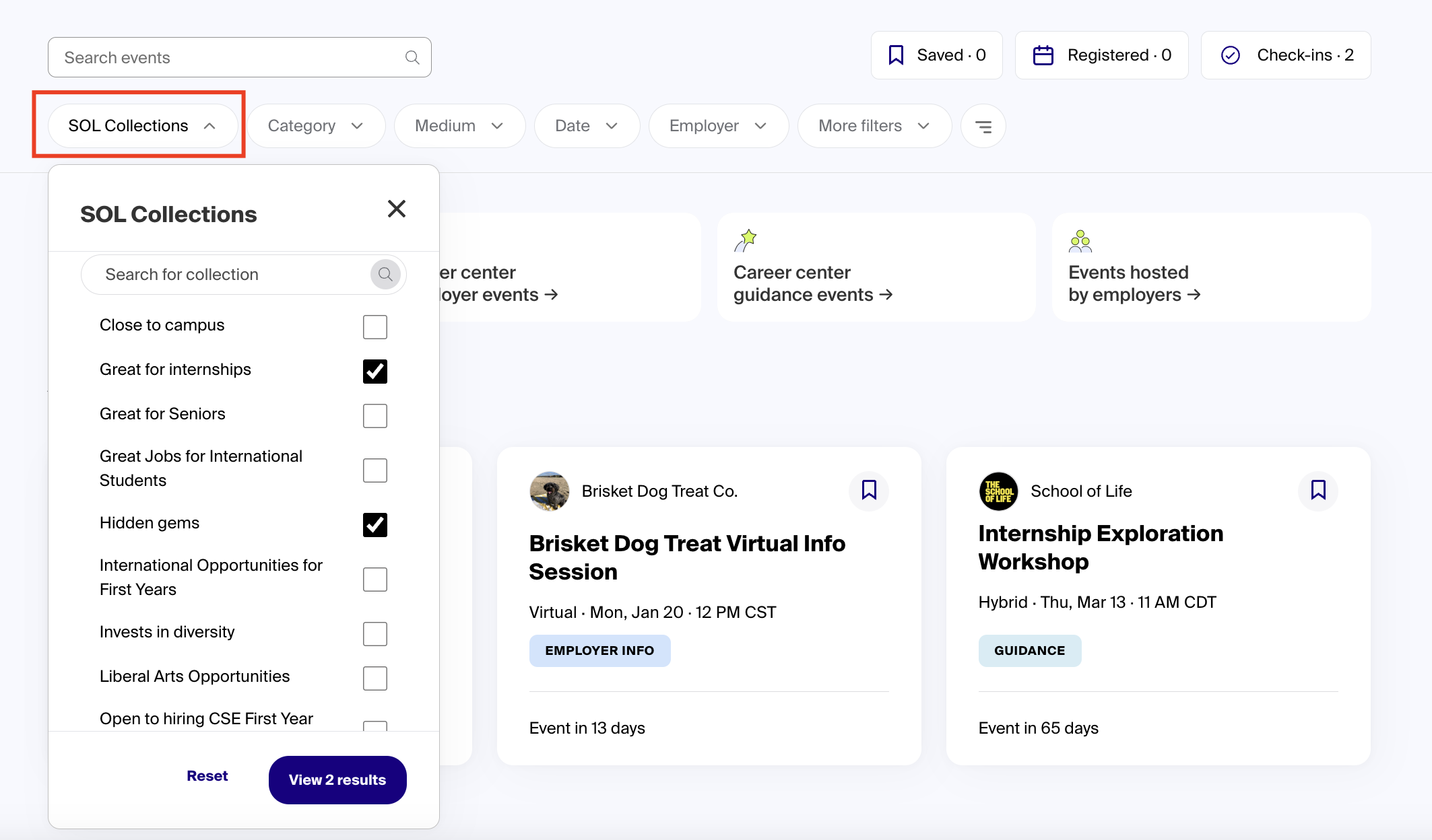 institution collections on event page.png