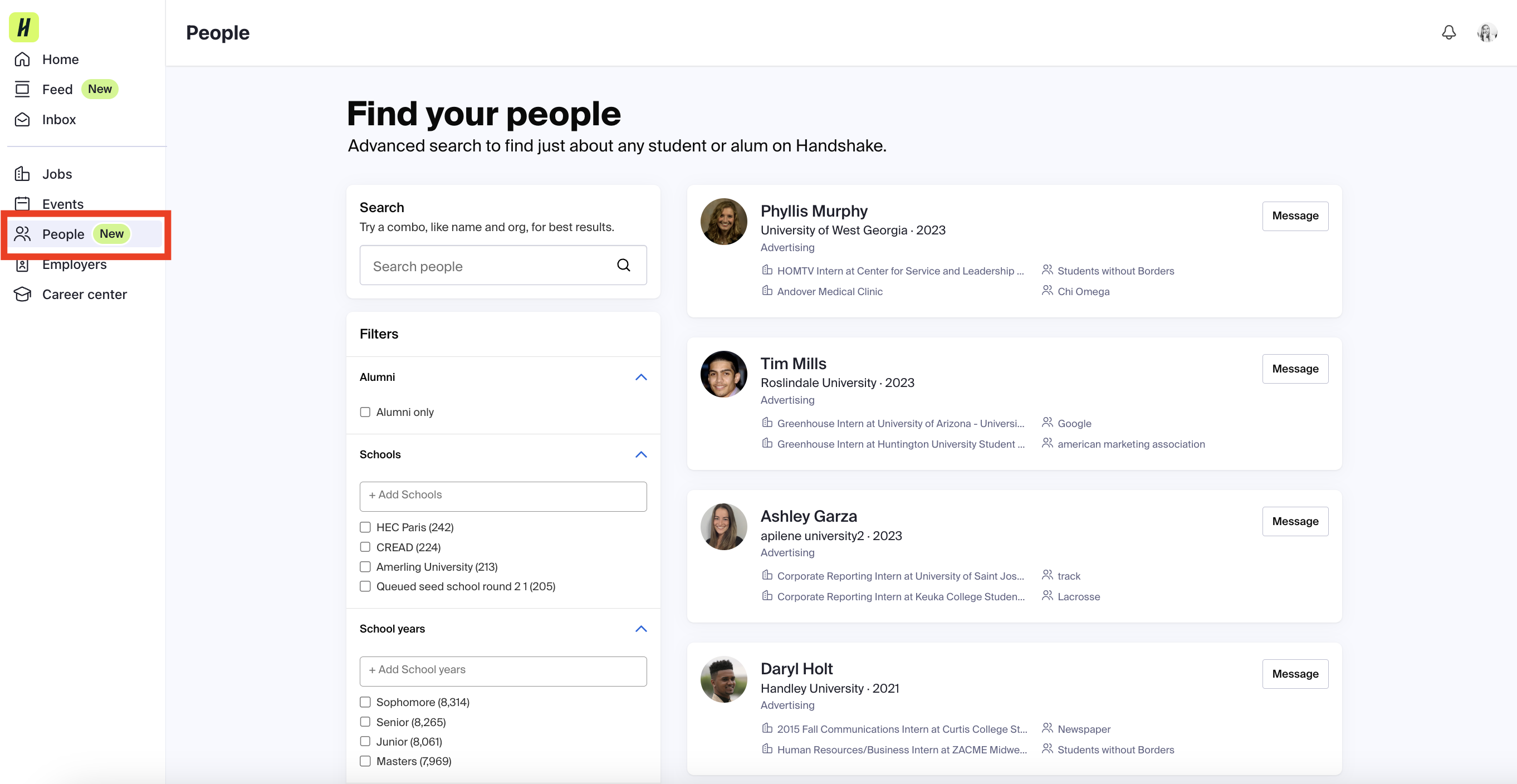 Explore People Page in Handshake.png