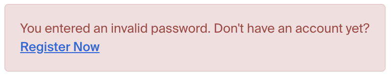 You entered an invalid password error message.png