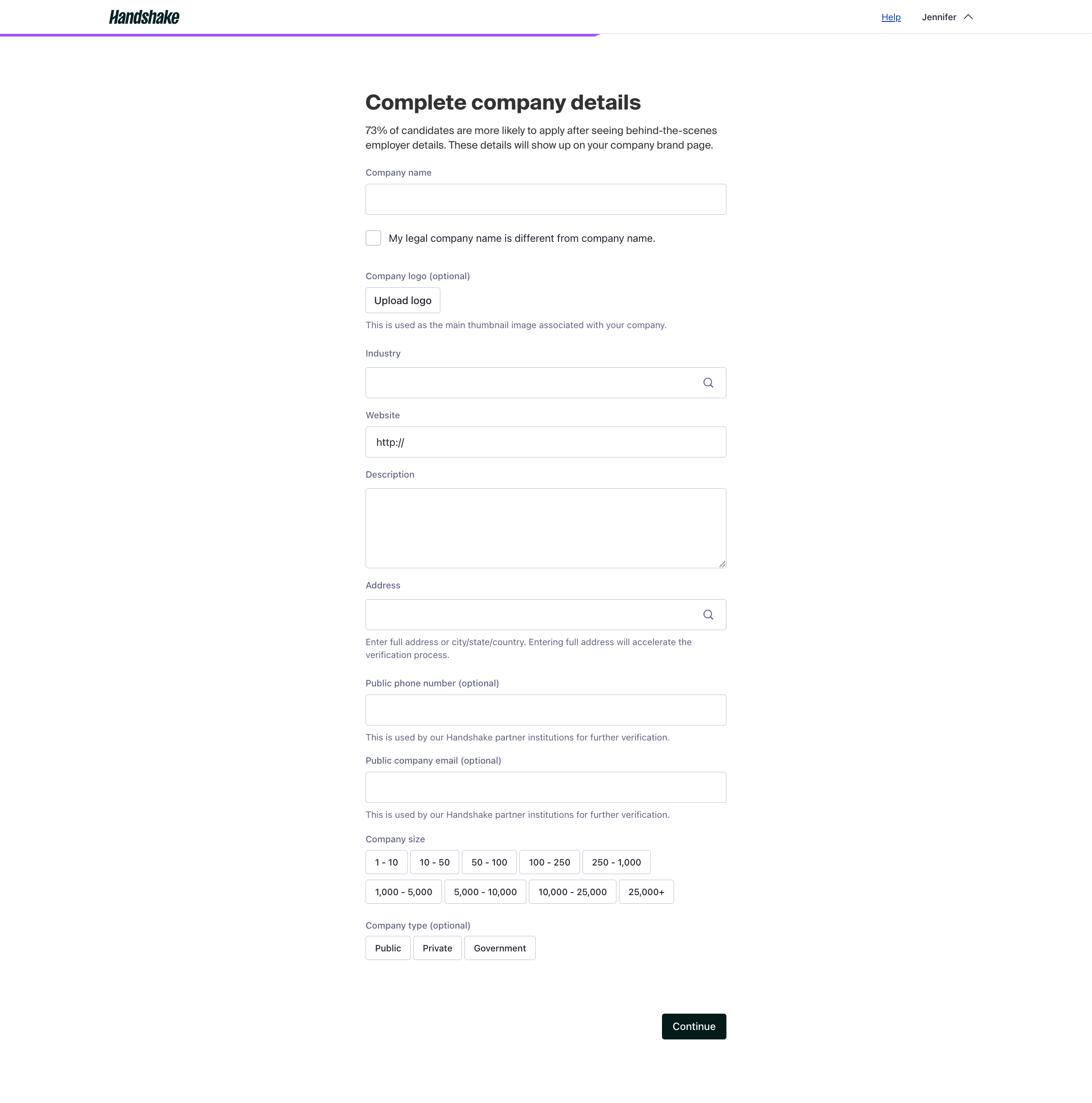 Complete company details.png