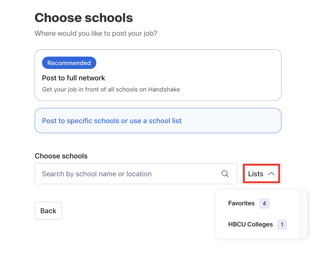 Lists on the choose institutions section.png