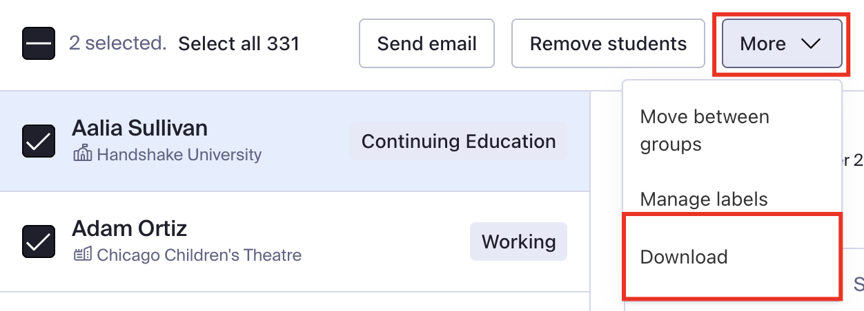 The download button for recipients .png