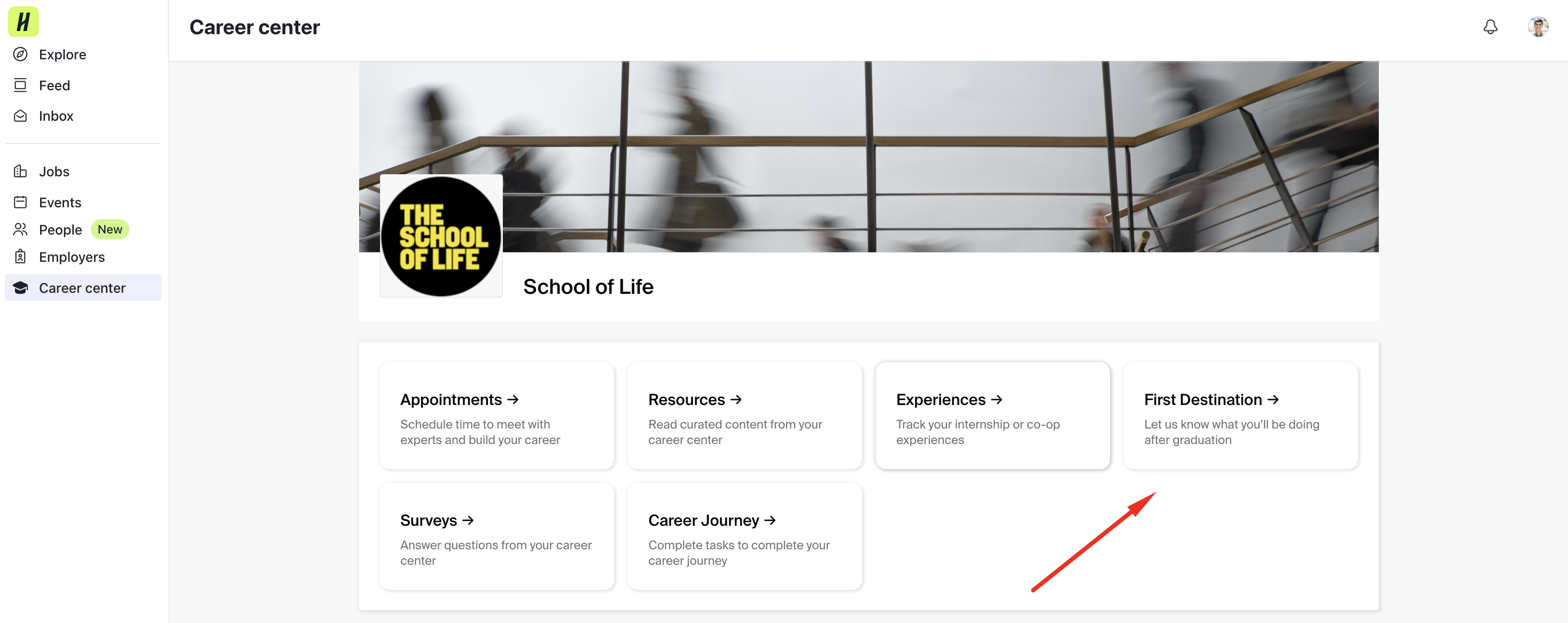 First Destination on Career center page.png