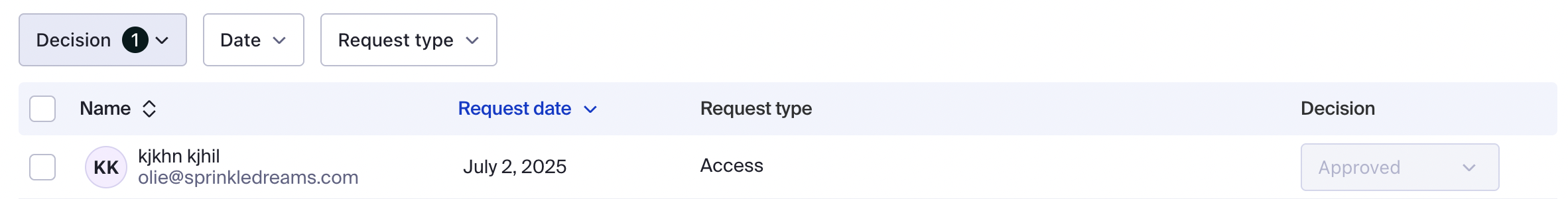 Approved filter on student requests.png