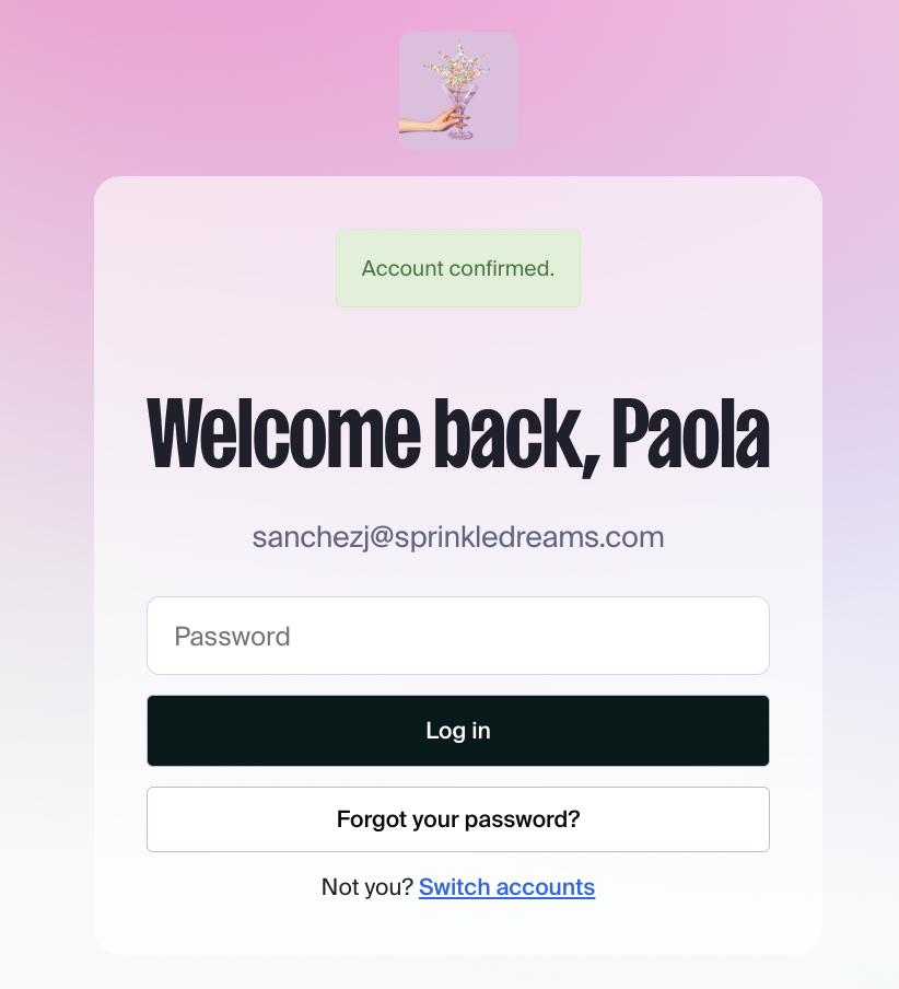 Welcome back screen .png