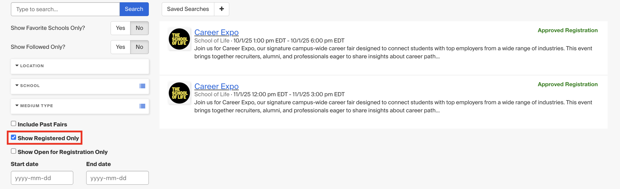 Show registered only .png