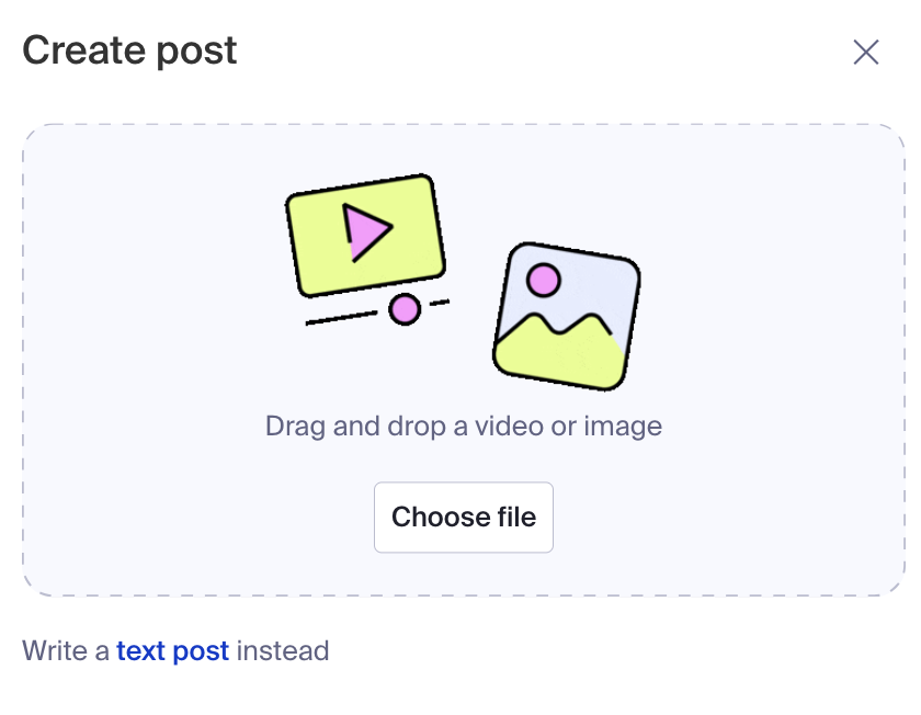 Write a text post instead.png