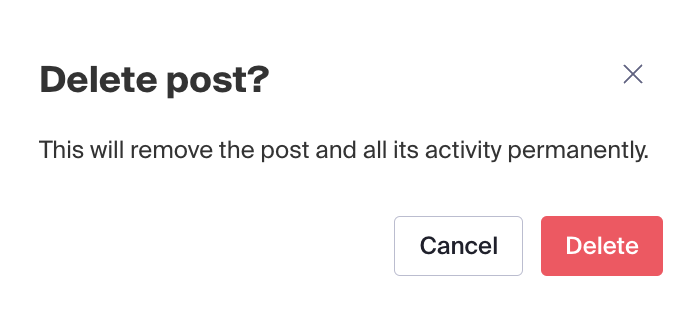 Delete post confirmation modal.png