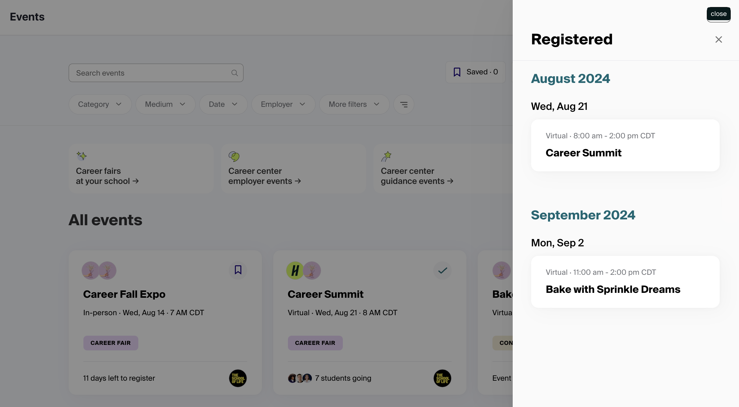 Registered list of events.png