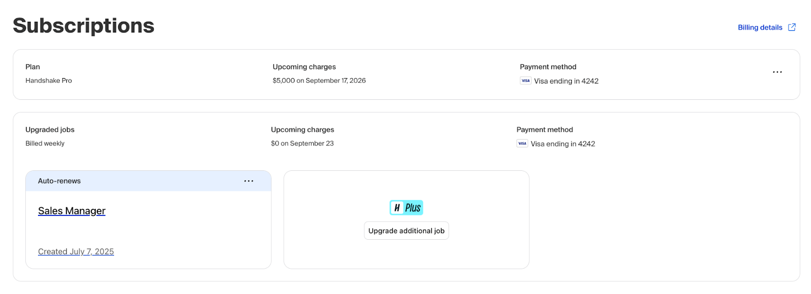 Manage Your Pro Subscription – Handshake Help Center