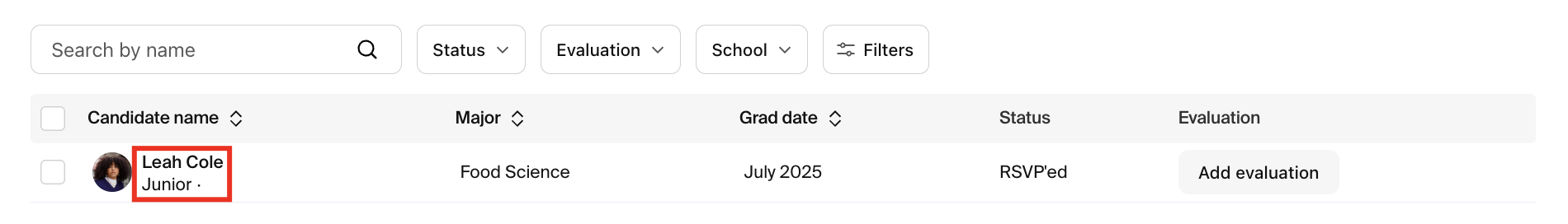 Click the name of student.png