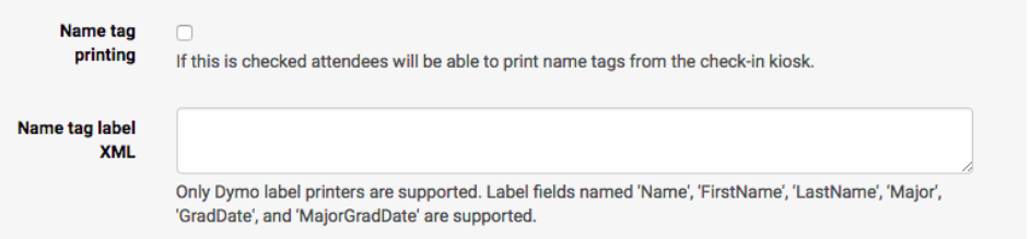 Name Tag Label Printer