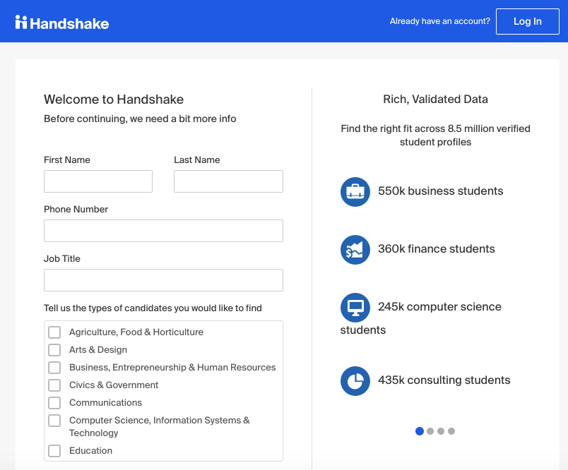 Student Work Authorization Information – Handshake Help Center