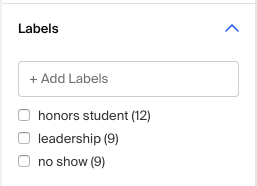 School Settings: Labels – Handshake Help Center