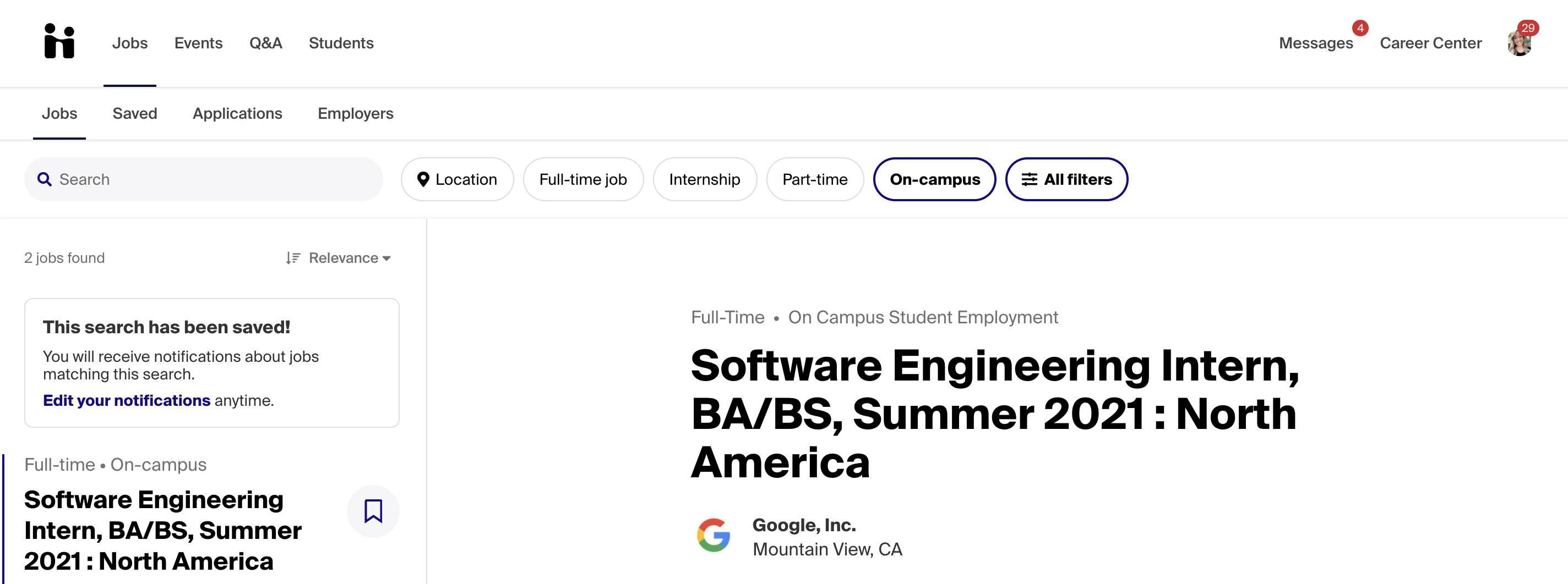 how to set google job alerts