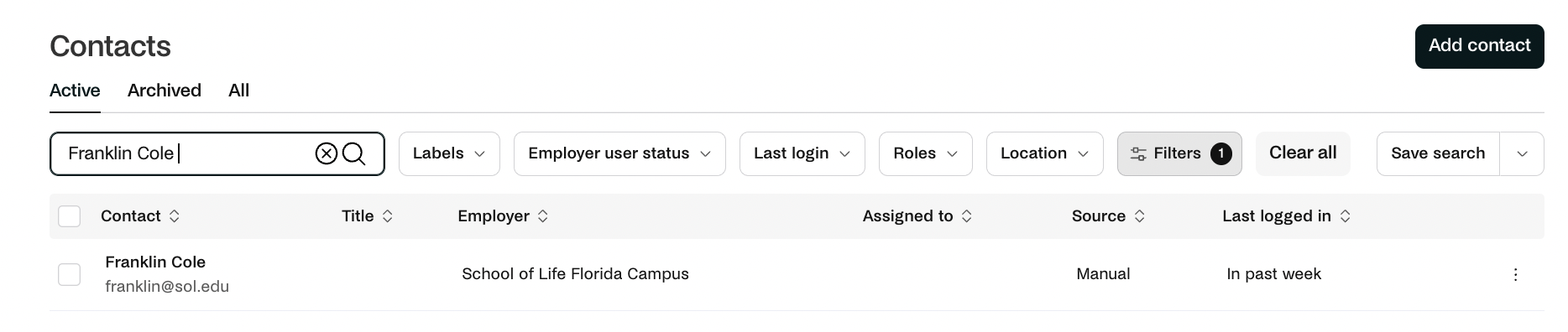 Enter name in search box.png